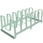 Organizador De Tampas De Panela Armário Formas Travessa Verde