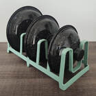 Organizador De Tampas De Panela Armário Formas Travessa Verde