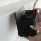 Organizador de Tanque para Parede Plástico Preto OU