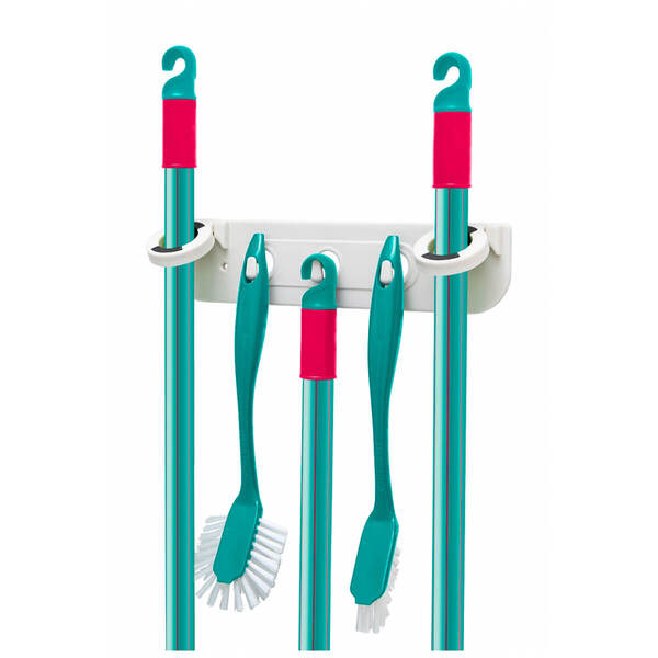 Organizador De Vassouras Em Plástico Ordene 27 6x2 3x6 2cm