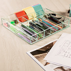 Organizador De Vidro Porta Talheres E Condimentos Com Tampa