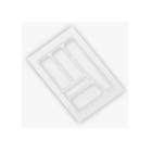 Organizador Divisor De Talheres 5 Divisões Dt07 Branco Ajustá