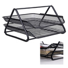 Organizador Documento Bandeja Duplo Trabalho Escritorio Mesa