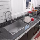 Organizador E Escorredor De Louça Embutido 50x40cm Inox304