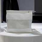 Organizador E Protetor De Bolsa Tnt E Organza 28x17x8cm Branco