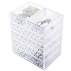 Organizador Em Acrílico Diamond Para Maquiagem