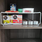 Organizador Empilhável Aramado De Armário Suporte Componível