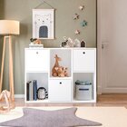 Organizador Estante Para Quarto Infantil Com 3 Caixas E 3 Nic