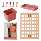 Organizador Furos Ganchos Prateleira De Parede Organizaçao Ac