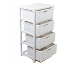 Organizador Gaveteiro Branco Fibra Sintética