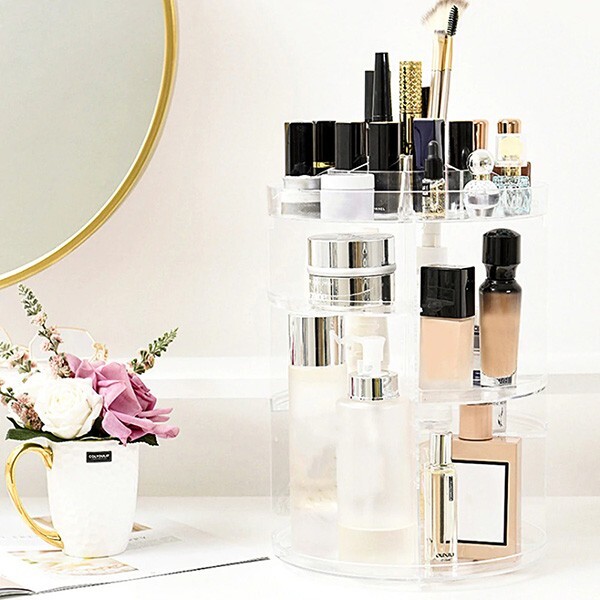 Organizador Giratório 360º Cosméticos Perfumes E Maquiagem 33