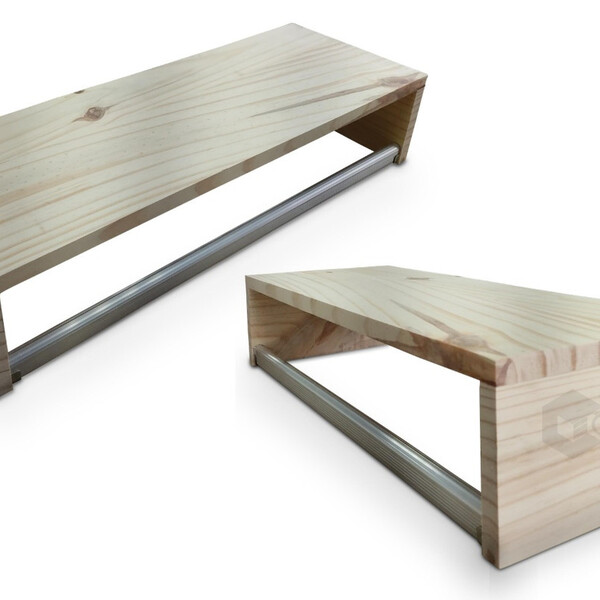 Organizador Horizontal Suspenso Guarda Roupa Aberto