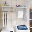 Organizador Horizontal Suspenso Porta Roupa Closet