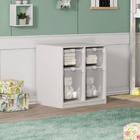 Organizador Infantil Com 4 Caixas De Plástico Branco - Casate