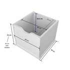 Organizador Infantil Com Baús Amy 100% Mdf