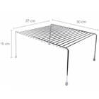 Organizador Médio De Armário Bancada Prateleira Aramado 30cm