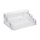 Organizador Multinível Plástico Transparente Descomplica 5,15L 9,5x26,5x20,5cm Uz Utilidades