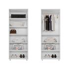 Organizador Multiuso 2 Portas Branco Perola Framar