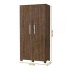 Organizador Multiuso 2 Portas Dacar Mocaccino Carmolar