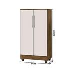 Organizador Multiuso 2 Portas Smart Jequitibá Off White J&a