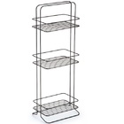 Organizador Multiuso 3 Andares Em Metal Preto Arthi