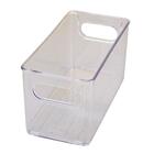 Organizador Multiuso Acrílico 10x20cm Geladeira Armário Trans