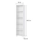 Organizador Multiuso Com 4 Prateleiras Antares Branco Peterne