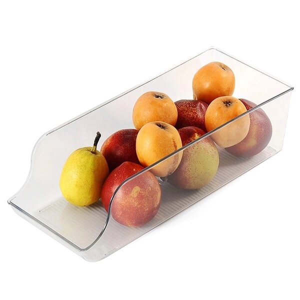 Organizador Multiuso Para Geladeira Armários Transparente 34x