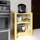 Organizador Para Area Expositor Em Madeira Pinus  Marrom