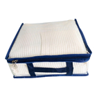 Organizador Para Roupa Tam P Pvc Cristal Azul Luxo