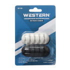 Organizador Plástico Branco e Preto 1x3x6,5cm Western
