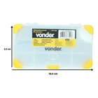 Organizador Plastico C/ 12 Divisões Opv 060 - Vonder
