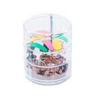 Organizador Plástico Cristal 13,5x11,5x11,5cm Ordene