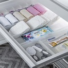 Organizador Plástico Para Armário Gaveta C80/2 Cristal