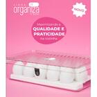 Organizador Porta 15 Ovos Com Grade E Tampa Transparente Crip