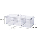 Organizador Porta Maquiagem De Acrílico C/ Divisória - 74608