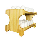 Organizador Porta Ovos Em Madeira Comporta 30 Unidades - Circ