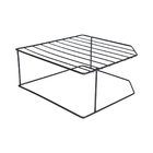 Organizador Porta Pratos Horizontal 2 Niveis Preto Viena