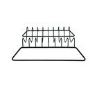 Organizador Porta Pratos Vertical Viena Em Aço Preto - 8 Prat