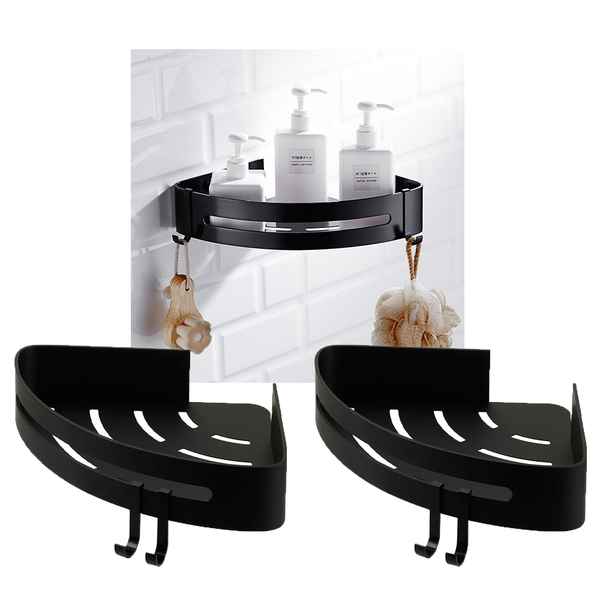 Organizador Prateleiras Com Gancho De Canto Parede Porta Sham