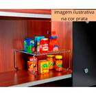 Organizador Retangular Componivel 24cm Preto Future 1122pt