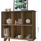 Organizador Retrô Lisboa Cinamomo/grafite - Rv Móveis