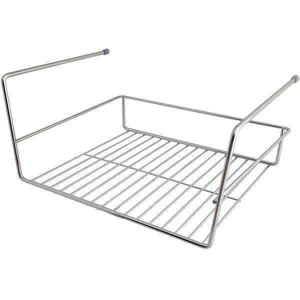 Organizador Suporte 34cm De Armário Aço Cromado Prateleira