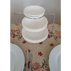 Organizador Suporte De Pratos Cromado Divisor 3 Níveis Rack