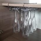 Organizador Suporte Porta 6 Taças Grandes Encaixe Armário