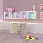 Organizador Suspenso De Parede Pra Escritório Gabi 5 Nichos