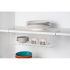 Organizador Suspenso P/ Prateleira Armário Grande Branco Futu