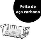 Organizador Suspenso Para Armario Medio Preto Future 1239pt