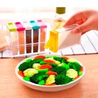 Organizador Tempero Acrílico Porta Condimento 7 Peças