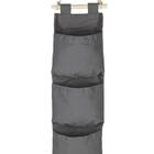 Organizador Tramontina Em Lona Cinza Com 3 Bolsos E Corda Par